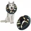 Collerette souple pour animaux - OKZ - Gonflable - Boucle réglable - Camouflage - Taille L - Tour de cou 32–45 cm