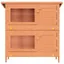 Clapier dextérieur Enclos pour petits animaux 4 portes - vidaXL - bois de sapin massif - 38 x 77 x 795 cm dwv49k161