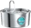 Fontaine a Eau Chat INOX:Fontaine à Eau pour Chat 3,2L Fontaine a Eau Fontaine Eau Chat Silencieux Fontaine a Eau Chien