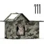 Niche pour Chat Exterieur Cabane Chat Exterieur Facile à Laver Résistance à La Chaleur et au Froid Niche Dextérieur pour Chats