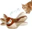 Flappy Bird Chat,Jouet Oiseau Chat,Jouet Chat Oiseau Qui Bouge,Jouet Oiseau Qui Vole pour Chat,Bird Flapping Chirping Bird Cat Toy