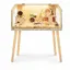 Habitat en bois spacieux pour petits animaux Cage à hamsters+ pieds couvercle ouvrable pour hamsters nains gerbilles101x82x40