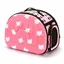 Sac de Transport pour Animal de Compagnie, OUTUOTWQ Voyage Confortable et Sûr pour Chats, Chiens et Lapins (jusqu'à 5 kg), Rose