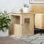 Meuble de cage pour chien - vidaXL - Chêne sonoma - 45x62x59 cm - Porte verrouillable