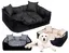 Panier pour chien ECCO Kennel 55x45 cm imperméable noir