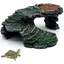 Cachette Reptile Plate-Forme pour Reptiles Plateforme de Tortue Rocher Grotte Gécko Habitat Décoration de Terrarium