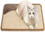 Tapis griffoir pour Chat, 60 x 40 cm, sisal Naturel, Tapis à gratter Horizontal, protège Les Tapis et canapés