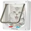 Chatière électronique puce marron chat petit chien blanc medium