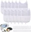 12Pcs Filtre Fontaine Eau ChatFiltre Fontaine a Eau Chat avec Filtre à Charbon Actif 12PCS et Filtre à Mousse 24pcsAccessoires