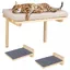 YIYI. Lot De 3 -  Étagères Murales En Bois Pour Escalader - Arbre À Chat - Échelle D'Escalier - 40*30*25cm.