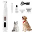 Tondeuse Électrique pour Chiens et Chats, Rasoir Silencieux Imperméable avec Lumière LED pour Pattes, Yeux, Oreilles, Visage