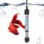 Chauffage submersible pour aquarium, 50W, tige chauffante réglable pour réservoirs à poissons.