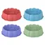 Lot de 4 gamelles en plastique pour chiens et chats idéales pour les chats les chiens et les petits animaux