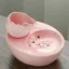 Fontaine Eau en Cramique pour Animaux Fontaine Lotus Verticale pour Chat Filtre Circulation Automatique VHV