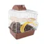 SALALIS Cage du hamster Cage de hamster à 2 niveaux Grand espace Châssis High Design Hamster Habitat Cage animalerie jouet Café