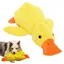 Jouet pour chien en forme de canard en peluche jouet anti-stress pour chiens jouet à mâcher en peluche canard en pelu Étiquette