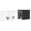 Poulailler/Clapier/Cage, VIDAXL, Grande espace, Anthracite 300x91x100 cm, Acier galvanisé C77