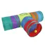 Tunnel interactif pour chat - Phoesky - 78x25 cm - Polyester durable - Pliable - Aire de jeux
