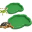 2 Pièces Abreuvoir Tortue Terrestre Accessoire Tortue Terrestre Empreinte Reptiles Bol Alimentair Reptiles Bol Alimentation