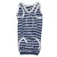 Combinaison de récupération pour chien, chemise post-chirurgie rayée, extensible et respirante, col réglable, taille S.