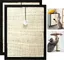 Lot de 2 tapis griffoirs muraux en sisal pour chat - Avec balle pour chat - 40 x 30 cm - Planche à gratter murale pour chat - Tapis