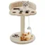 Solde - Mobilier Arbre à chat avec griffoir en sisal 40 cm Beige et Marron DECO JA3642941