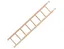 Accessoire de cage - abri petit animal Nobby - 31558 - Echelle en Bois, Pour Fringillidae, a 8 barreaux, 34 x 7 cm