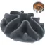 Gamelle anti-glouton 10×10×3 cm gris antiglisse digestion lente chien moyen