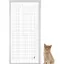 Porte moustiquaire pour chats - Unbrand - Anti-fugue - Filet de protection - Fermeture éclair - Accessoires pour animaux
