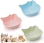 Bols d'alimentation pour chats, 3 pièces, antidérapants, polyvalents, en plastique