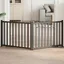 vidaXL Barrière pour chien pliable 2 panneaux 160 cm bois sapin massif, barrière de sécurité pour animaux de compagnie, 352288