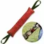 Boudin chien indestructible - MICH - 40 cm - Tuyaux de lance à incendie - 2 anses - Extra robuste - Rouge