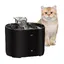Fontaine a Eau Chat, 2,2L Distributeur Eau Chat, Avec capteur， Filtrer Les Poils Divers,  Noir
