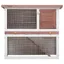 Bon plan Clapier Lapins Petit enclos - JILI HOT - Clapier dextérieur - 1 porte Marron Bois - Pour Jardin Thome9432216