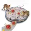 Jouets pour chats - Jouets interactifs pour chats La balle roule rapidement dans la poche - Le mouvement active le jouet pour chat