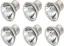 25W E27 Ampou Lamp Chauffante Tortue, UVA UVB Ampou Repti Chauffage Ampou Lampe, pour Reptis Lézard Tortue Aquarium (Lot de 6)