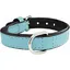 Gloria Pets Collier De Peau Rembourrée Bleue 50 Cm X 25 Mm