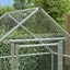 BEL ACHAT*Cage poulailler Extérieur de Jardin - poules/lapins - Maison à poules Argent 170x100x177 cm Acier galvanisé Promo178304