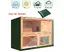 Housse de protection pour clapier à lapin 122 x 50 x 105 cm, housse de protection pour cage à lapin, housse de protection contre
