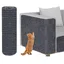 Housse anti griffe de chat canape anti griffe 40x200cm,Tapis Griffoir,Griffoir Canapé Auto-adhésifs,Gris foncé