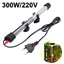 Chauffage d'aquarium Chauffage submersible pour aquarium Tige chauffante pour tortues avec affichage de la température Contrôleur