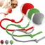 Lot de 3 jouets interactifs pour chat balles roulantes rayées rechargeables USB jouets tournants automatiques - Toutes tail Label