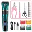 C Tondeuse chien 1800 mah embout en céramique de titane durée d'utilisation d'environ 180 minutes charge usb tondeuses pour chiens