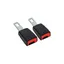 2x clip de verrouillage de boucle d'extension de ceinture de sécurité de sécurité de voiture réglable