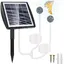 Aérateur solaire pour bassin - LUSKYKA® - Pompe à oxygène solaire 2W - Batterie 2200mAh - Mode intermittent et continu