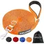 Longe pour Chien 10m Ajustable Laisse avec Poignée Rembourrée et Rac de Rangement pour Dressage de Petite à Grande Orangé  LAISSE