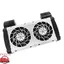 FYDUN Ventilateur de refroidissement daquarium Refroidisseur daquarium à 2 têtes animalerie hydrometre 2 ventilateurs prise ue