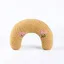 Petits oreillers pour animaux de compagnie pour petits chienschatschiotsoreiller cervical en forme de U pour lintérieur (jaune)