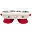 Gamelle pour chien 31x16x10.5cm bol surélevé matériau en acier inoxydable incliné anti-débordement double usage nourriture et eau