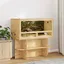 Marron Terrarium Durable - Résistant aux rayures - Marron 100 x 50 x 100 cm OSB A2733